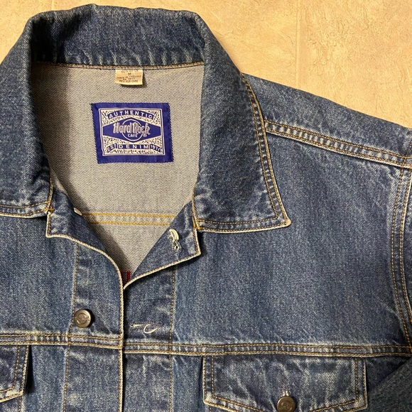 Vintage Hard Rock Cafe Las Vegas Denim Jacket - Picture 3 of 6